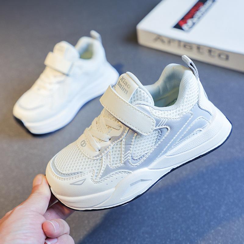 

New autumn Korean-style children s mesh running shoes, fashionable dad shoes for girls, trendy sports shoes for boys 26-31Please take a photo