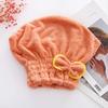Bath Spa Bowknot Wrap Towel Hat Cap for Bathroom Accessories, Hair Drying Quick Microfibre, Hair Bonnet for Sleeping