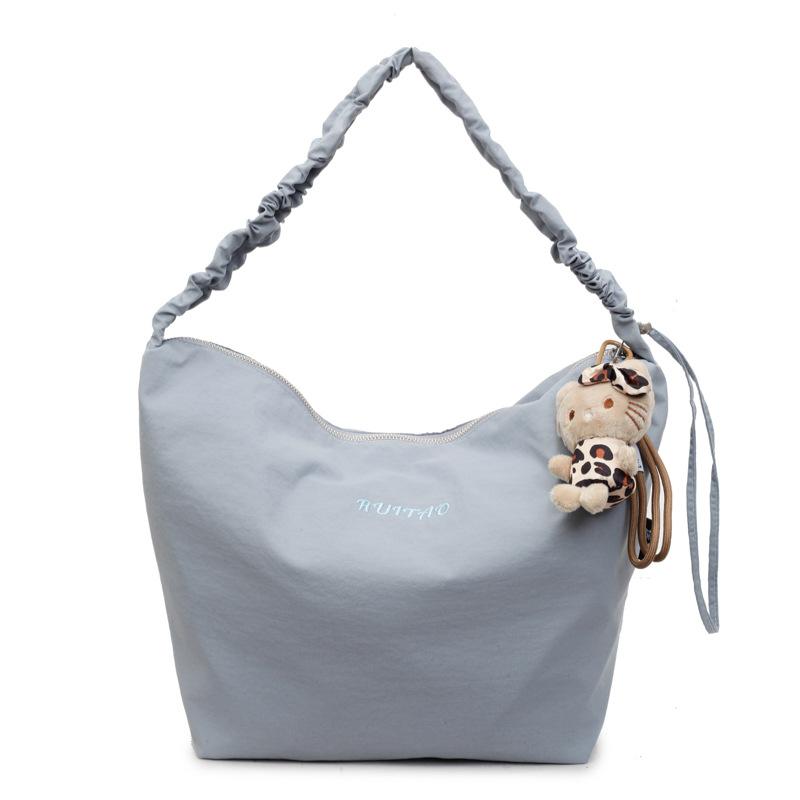 Canvas tote large-capacity bag women's 2025 spring and summer new shoulder bag fashion casual messenger bag