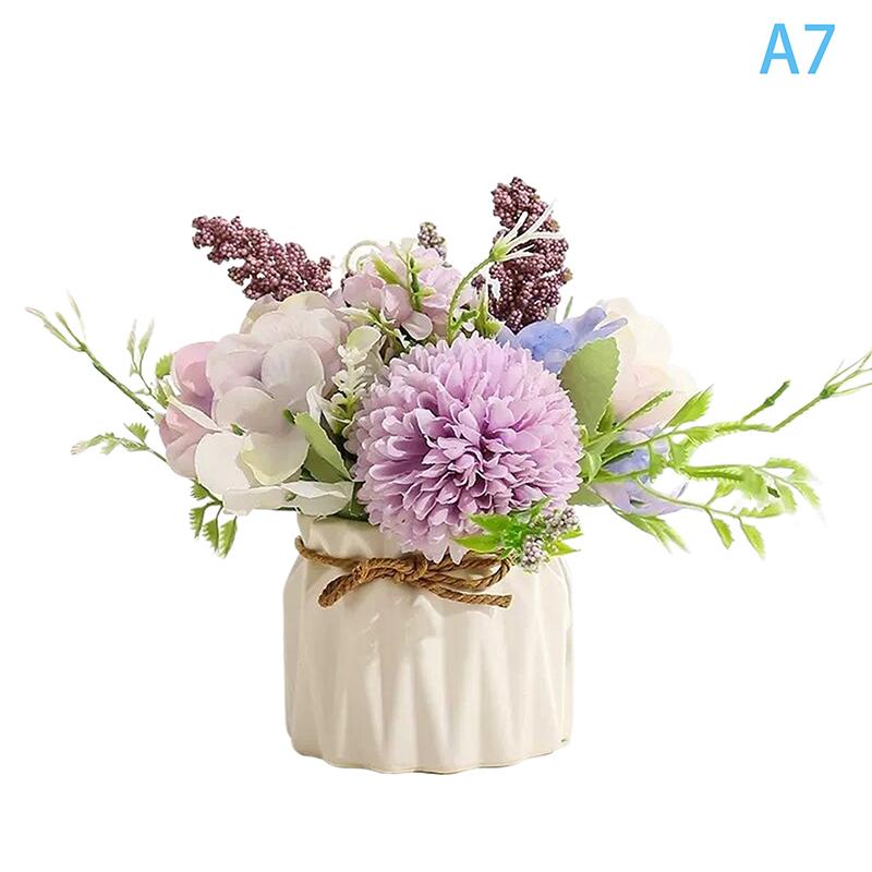 

Simulated Potted Plant Vibrant Artificial Rose Bonsai Fake Plant Home Decor Realistic Simulated Flowers Room Background Ornament