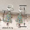 Christmas Christmas tree earrings for women, water drop pendants, star ornaments, wholesale from super popular manufacturers