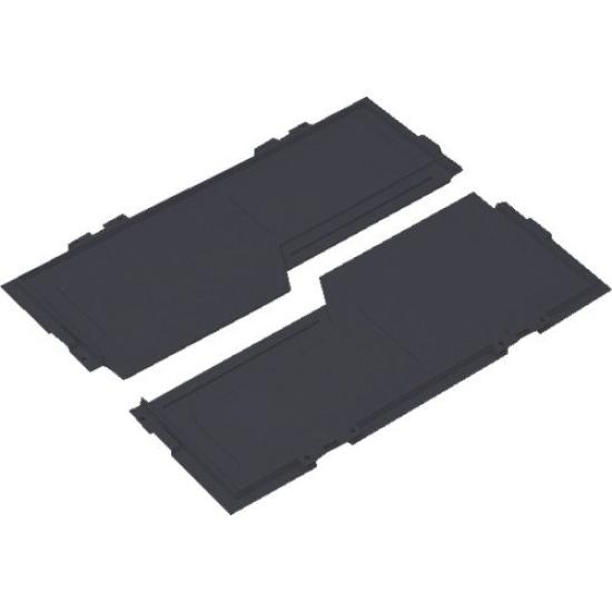 TRUSCO Conductive Oricon Compatible CRD2FEA CR-S50/40/30EA Double-Hinged Lid, Black,