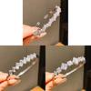 Zircon Irregular Square Cuff Bracelet In Silver For Fashionable Office Wear