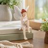 Flower Fairy Ornaments, Beautiful And Fine Carving Figurines, Resin Sculpture for Home Patio Balcony Garden