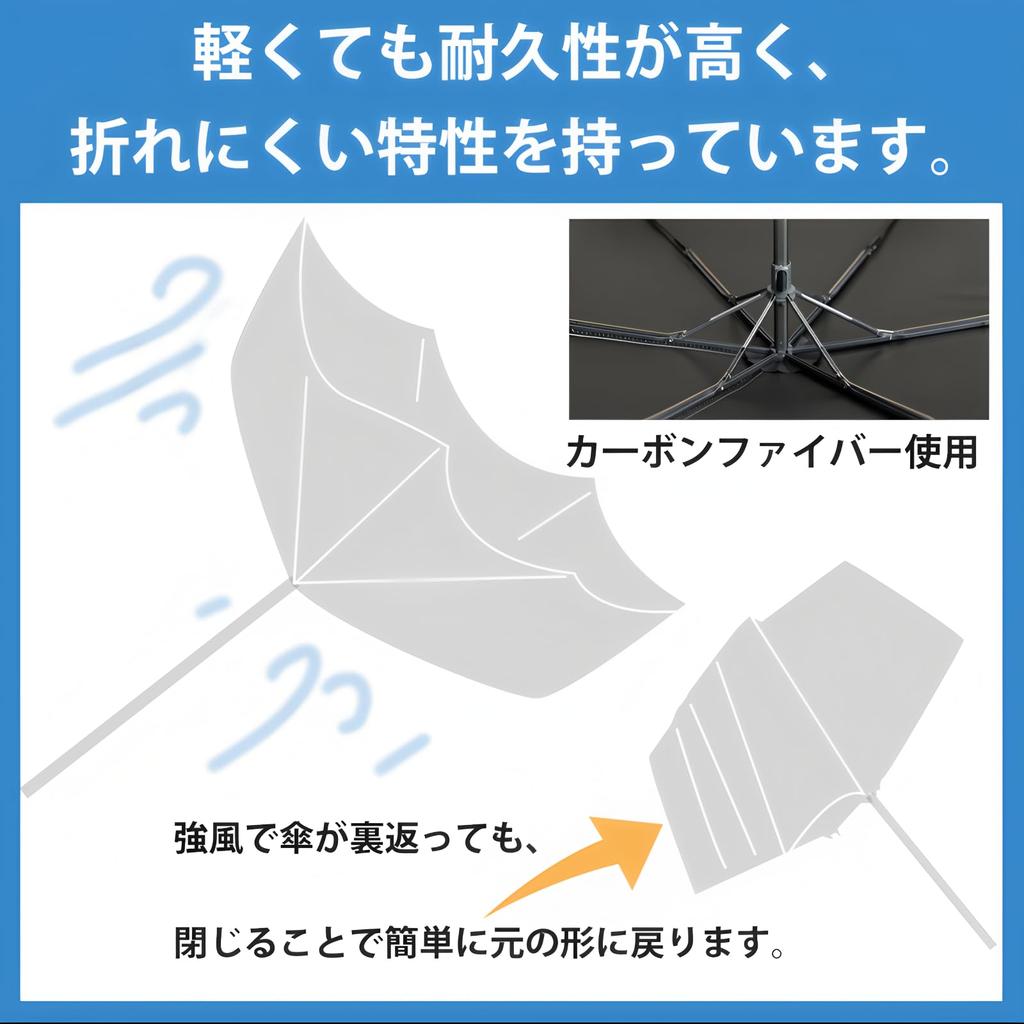 Wataku Yuhin UV Light For Both Sunny and Rainy Heat Sun Water Compact Fully Blackout Parasol Parasol, Protection, 100% Blocking, Foldable,