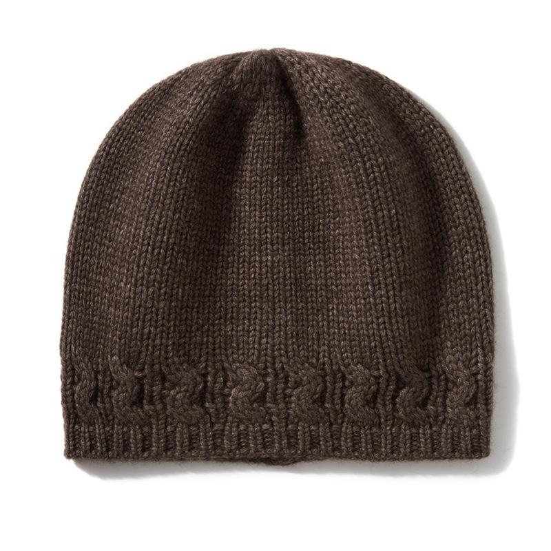 

Кашемировая осенне-зимняя новая унисекс высококачественная однотонная шапка-балаклава с вязаным узором «молния» и утолщенной теплой подкладкой One Size