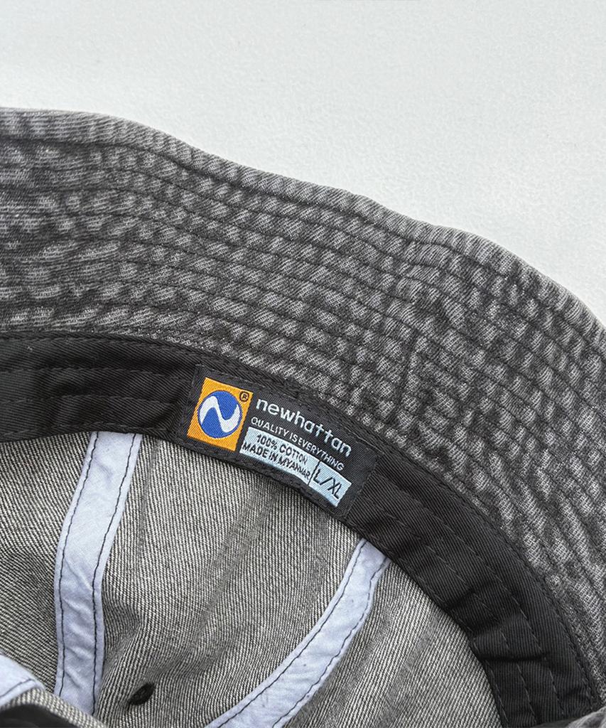 Nyuhaeteun Denim Bell Hat (Black)