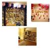 Elegant Gold Silver 16" Foil Letter Number Balloons For Birthday Party Decor