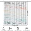 Fashionable Shower Curtain With Waterproof Print Modern Home Decor Item For Bathrooms Easy Installation And Maintenance Availabl