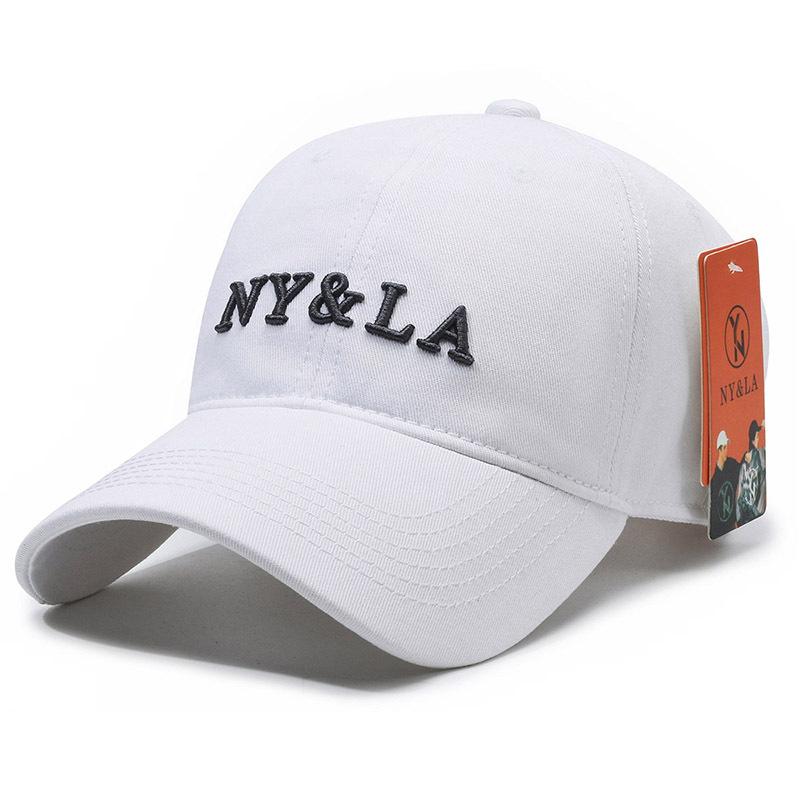 New Embroidery Ball Baseball Cap Sports Sunscreen Men's and Women's Sun Hats Breathable Versatile Casual Duck Tongue