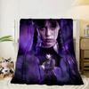 Mittwoch Gothic Decke Flanelldecke für Bett, Sofa, Camping, Wandern, Picknick Zubehör, Geschenk für Familie Fan Geschenke