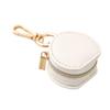 Schmuckorganizer aus PU-Leder Schlüsselanhänger mit Reißverschluss für Reisen Elegantes Aufbewahrungsetui für Ringe und Accessoires
