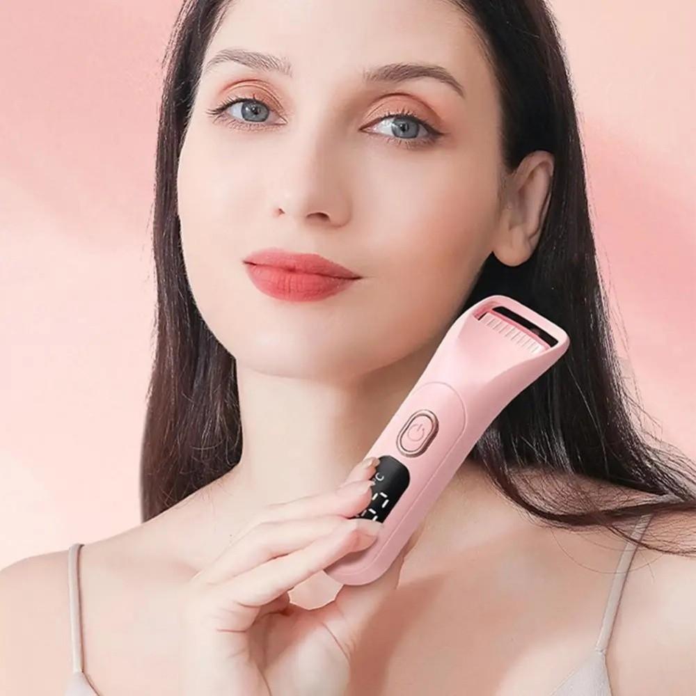 Temperature Control Heated Eyelash Curler Digital Display Eyelash Grafting Tool  Women