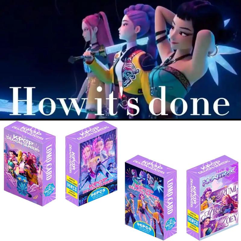 Demon Hunters Kpop Character Photo Card Postcard Anime Merchandise Gifts Fan