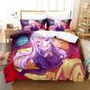 3D Print Anime No Game No Life Bedding Set Cute Quilt Cover Bed Cover With Pillowcase Twin Single Queen King Size Boys Adult