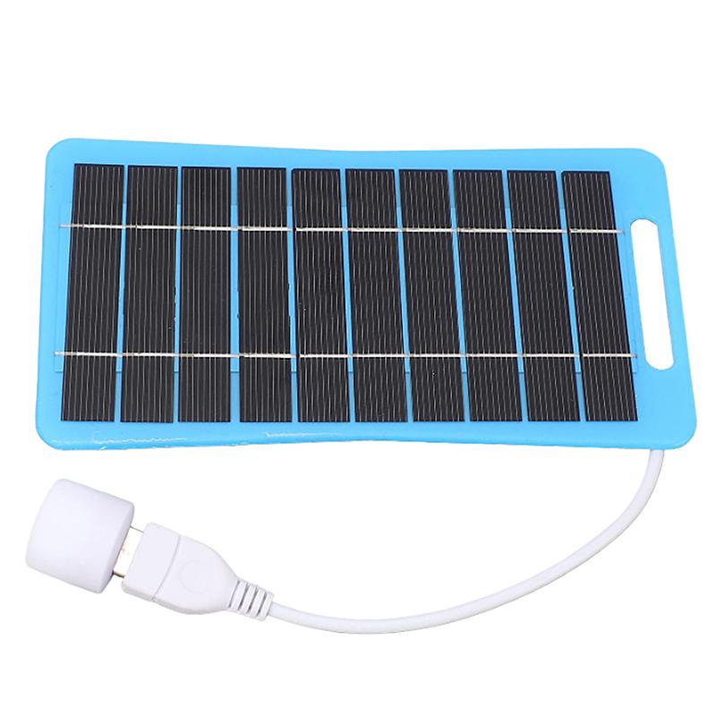 5V/5W Small Solar Panel With Usb Diy Monocrystalline Silicon Solar Cell Waterproof Portable Camping Power Panel For Mobile Phone