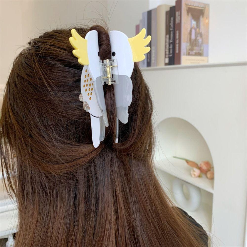 Cartoon Animal Hair Clip Acetic Acid Bird Shark Clip Fashion Acetate Hair Claw  Daily