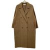 SACRA 121500011 BROWN WOOL BLEND DOUBLE BREATH REVER TAILORING L.COAT Coat 38 BrownUsed