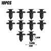 Car Fastener Clip Auto Bumper Fender Push 8mm Rivet Retainer Plastic for Universal Car Rivet Fasteners Accessories 100Pcs