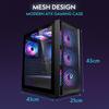 Vibox VI-34 Gaming PC Complet • Ryzen 3 3200G 4,0 GHz • Radeon Vega 8 • 16GB RAM • 1TB SSD • Windows 11 • WiFi 6 + Bluetooth 5.4