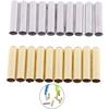10Pcs/Set Of 4.5*18Mm Seamless Metal Shoelaces Tips Head Replacement