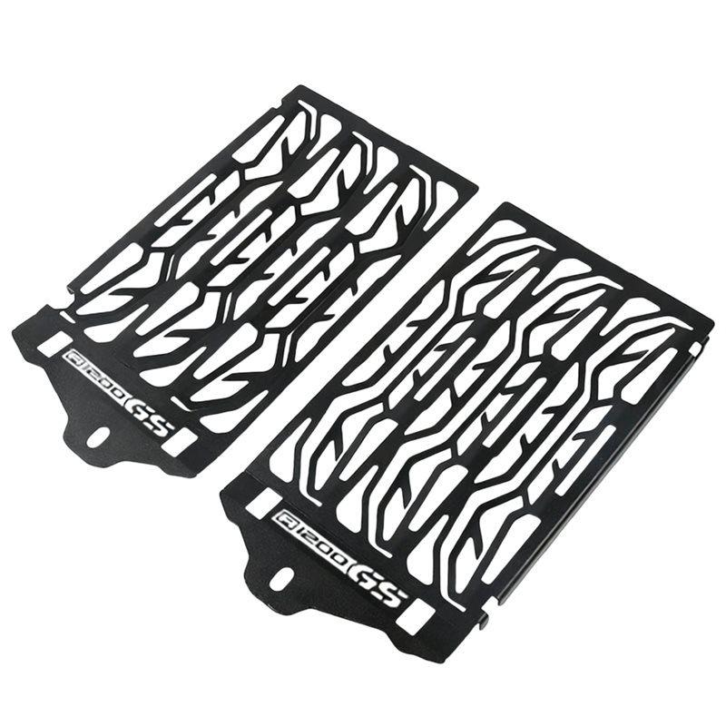 QQ-For BMW Motorcycles R1200GS R1250GS Compatible Radiator Protection Grille Cover Shields чёрный