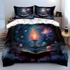 Mystical Book and Candle Set Soft Comfortable Duvet Cover Bedding Set Included 1*Duvet Cover & 2*Pillowcases Gift