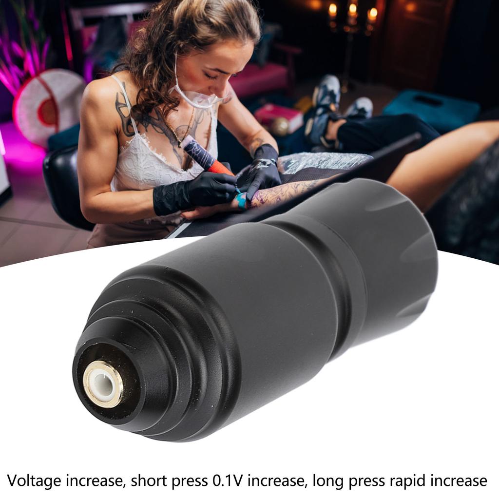 Rotary Tattoo Pen Machine Kit Cartridges Pen RCA Interface Wireless Tattoo Power Supply 1500mAh with RCA Cord