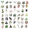 10/30/50pcs Gothic Retro Forest Magic Witch Stickers Aesthetic Cartoon Decals DIY Fridge Luggage Bike Car Cool Kids Sticker Toys