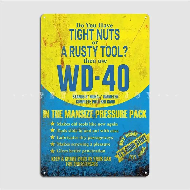 

Wd40 Vintage Ad Sign Metal Sign Wall Mural Home Designing Wall Decor Tin Sign Poster 20x30cm