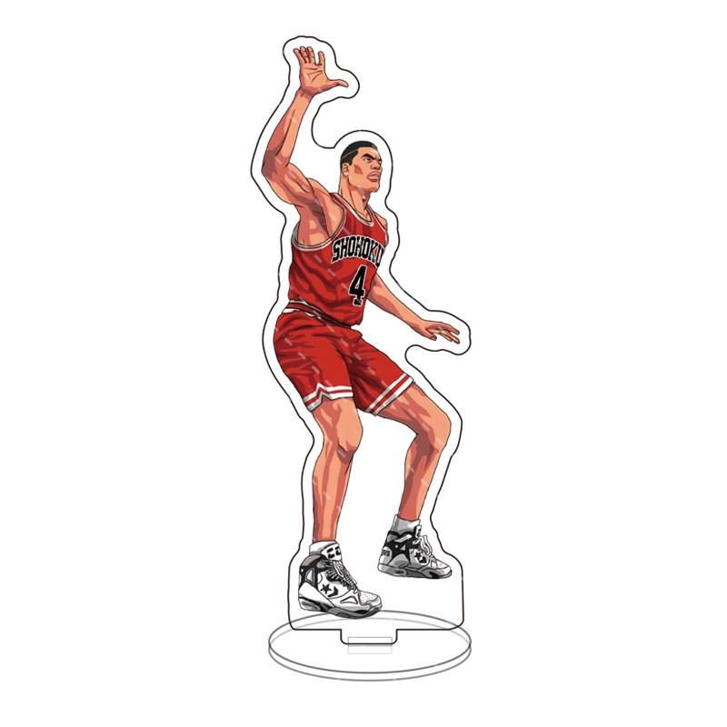 Anime Slam Dunk Acrylic Stand Figure Kaede Rukawa Sakuragi Hanamichi Desktop Standing Plate Decoration Men Model Toy Fans