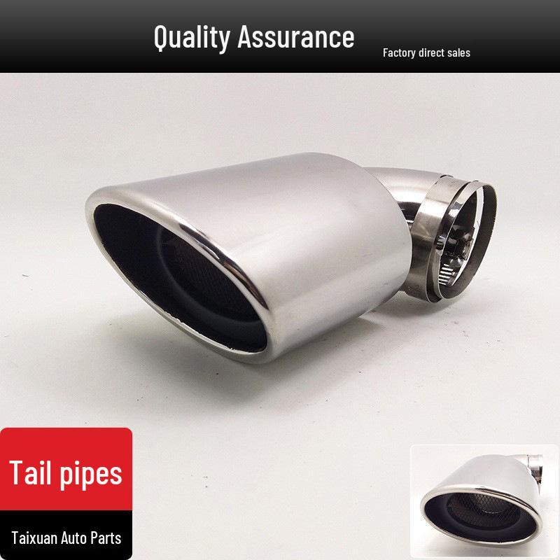 

Серебристая декоративная выхлопная труба для Nissan Qashqai Stainless steel exhaust pipe