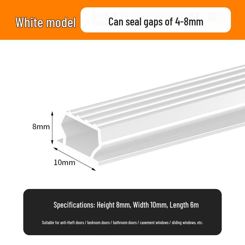 D-Type Self-Adhesive Door Seal Strip