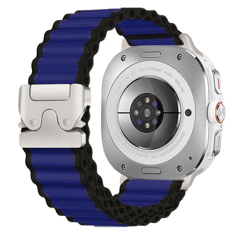 Nylonový námořnický řemínek pro Samsung Galaxy Watch Ultra 2025/7 47mm Prodyšný pásek Parachute přezka Pro Galaxy Ultra 47mm Náramek