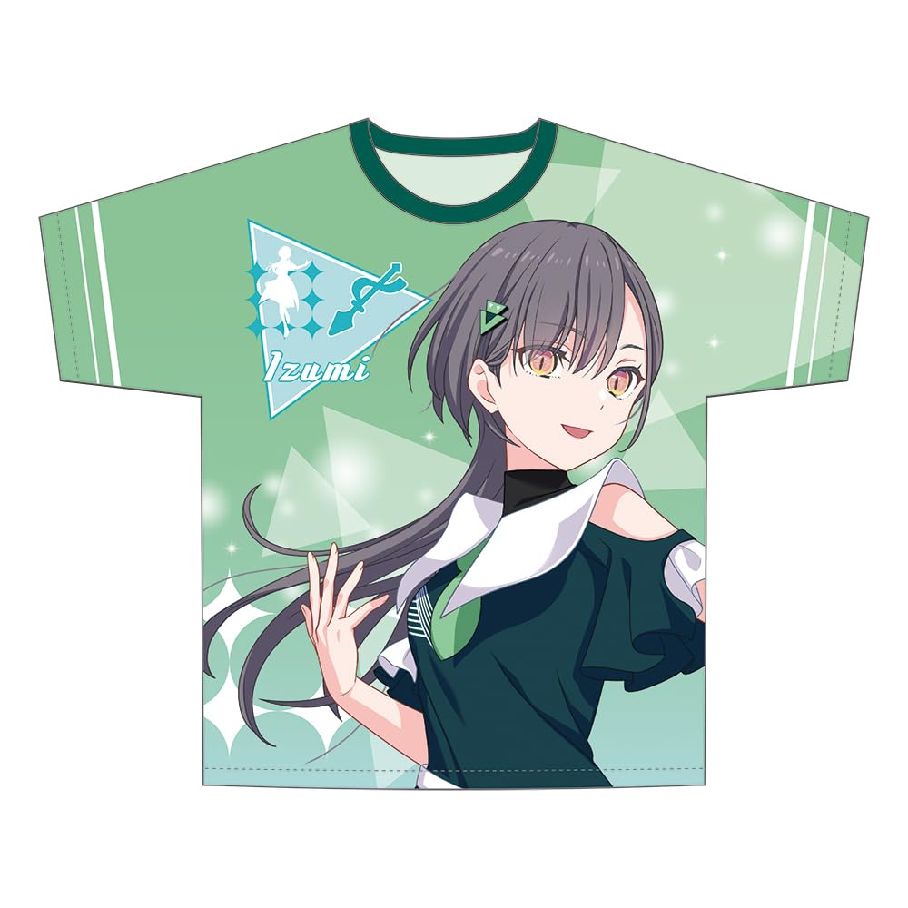 KADOKAWA Love Live Hasunozora Girls' Academy School Idol Club Full Graphic T-Shirt Ver. Suirinmai Katsuragi Izumi Length 730mm x Width 550mm x Sleeve