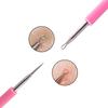 Double-Ended Blackhead & Pimple Extractor with Silicone Beauty Needle