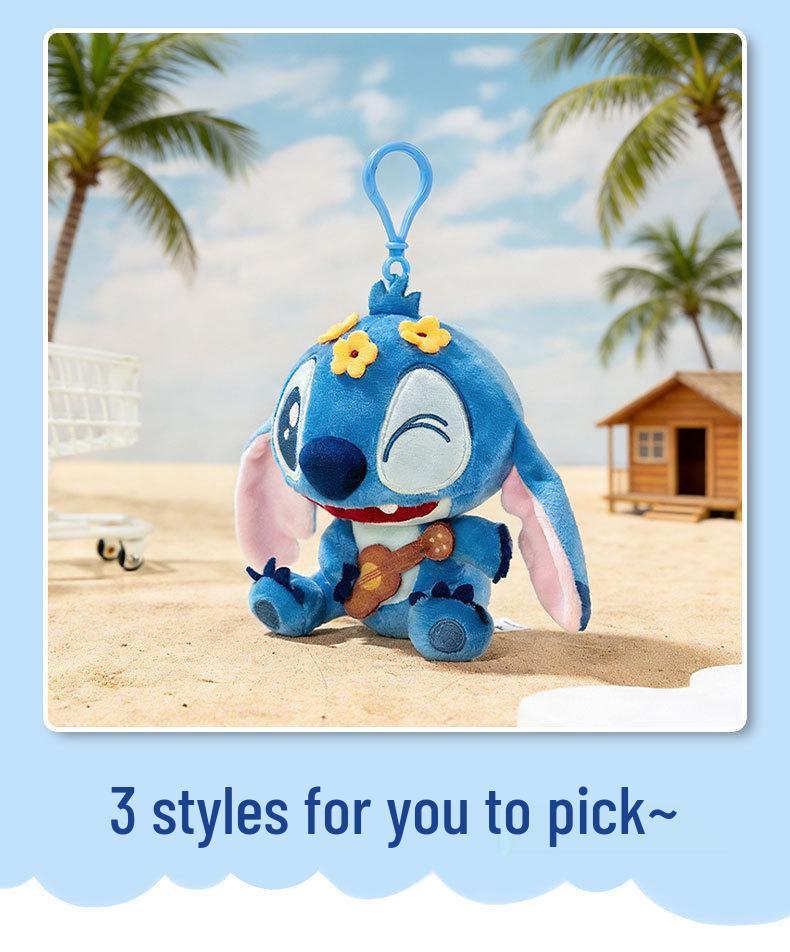 Disney Lilo & Stitch Plush Keychain - Cute Backpack Charm Gift
