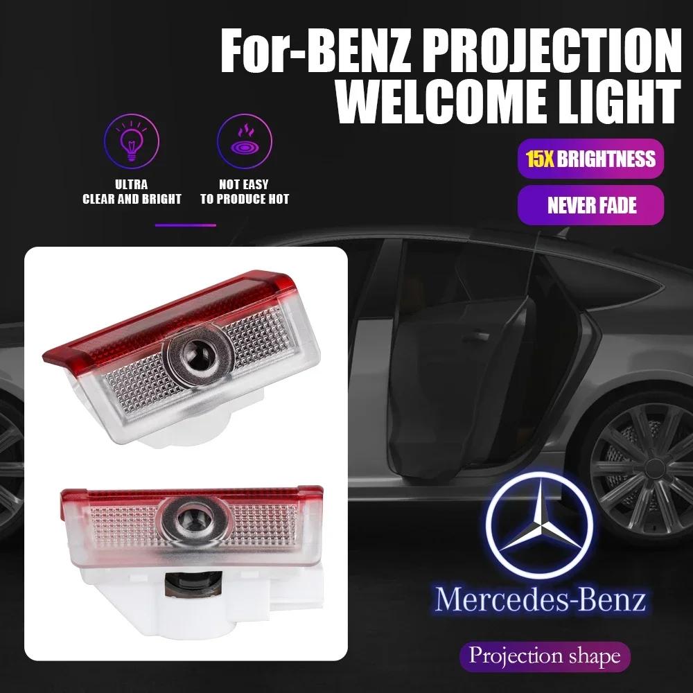 

C200 E200 For Mercedes Benz HD Car Door Welcome Light Led Projector Lamp For Mercedes Benz A/B/C/E/S Class GLE GLC W253 GLS W16