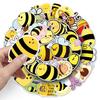 51 Cute Cartoon Little Bee Ins Style Creative Graffiti Scooter Motorcycle Car Refrigerator Decoration Stickers