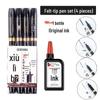 Jinwannian Refillable Calligraphy Pen Set - Soft Tip, Medium, Small, Extra Fine, Student Practice