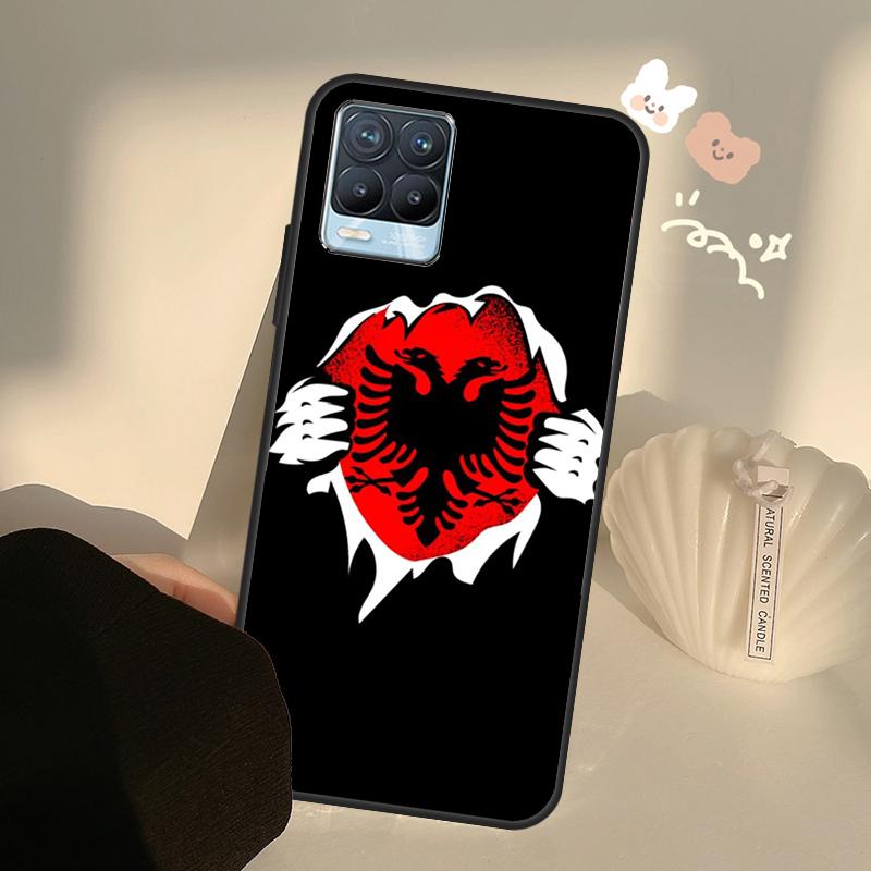 

Albanian Flag Eagle Case For Realme C55 C63 C61 C51 C53 C25 C65 C67 C71 C75 11 12 13 14 Pro Plus GT6 GT7 15 Pro Realme GT6