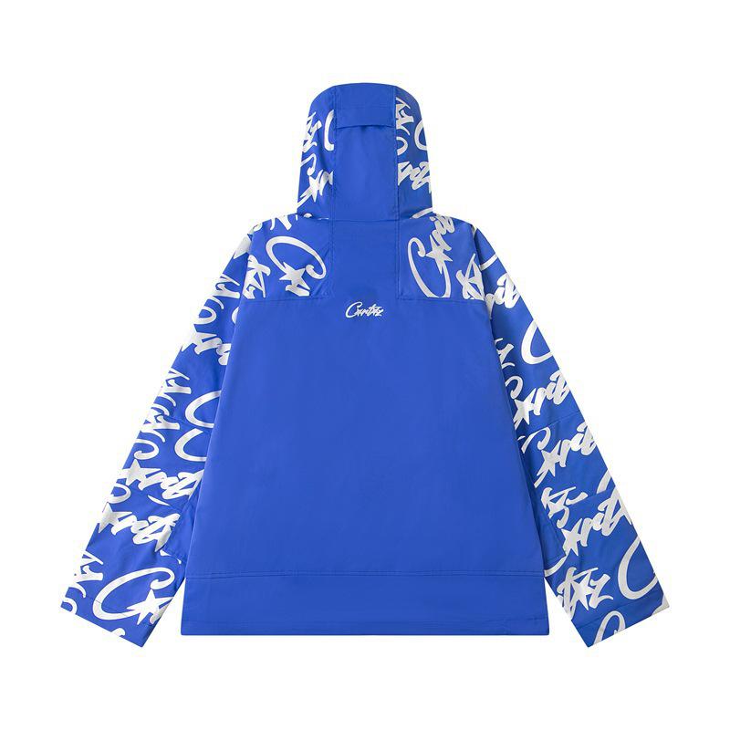Set Giacca Antivento Riflettente Corteiz Alcatraz & Pantaloni Lunghi Casual