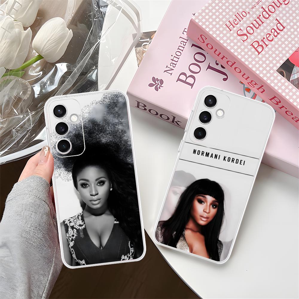 Normani Kordei Transparante Mobiele Telefoonhoes voor Samsung Galaxy S25 S24 S23 S22 S21Plus FE Ultra Kleurrijke Hoes
