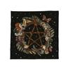 Star Plant Pattern Astrology Tablecloth Altars Cloth Square Divinations Card Table Cloth Witchcrafts Deck Cloth