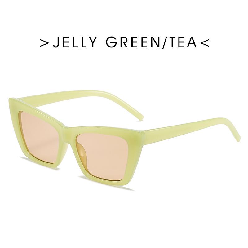 Modne minimalistyczne okulary przeciwsłoneczne dla kobiet na rok 2021 - Okulary osobowości w stylu ulicznym