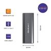 Enclosure for Drive M.2 SSD, SATA, NVMe, USB C