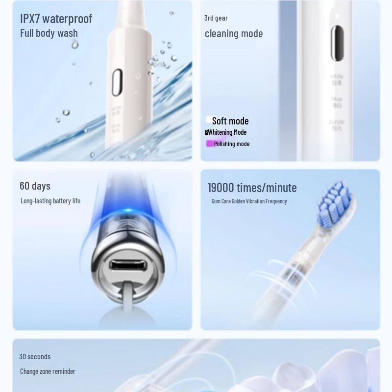 Skyworth D1 Electric Toothbrush CN plug (adapter included)