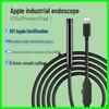 Apple & Android-Compatible Waterproof HD Endoscope Camera