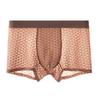 Men's Ice Silk Underwear Summer Ultra-thin Ice Silk No Trace Antibacterial Flat Corner Pants