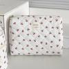Pink Beige Bear Pattern Women Cosmetic Bag Cute Zipper Makeup Travel Organizer Female Handbag Toiletry Pouch for Girls